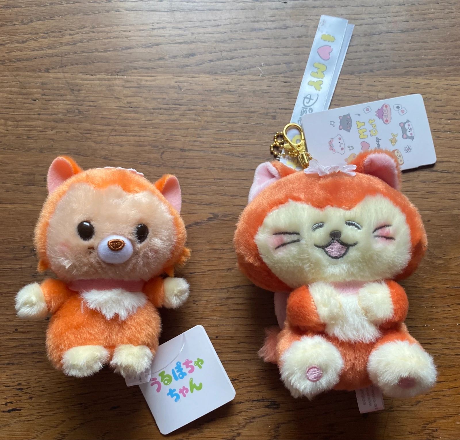 đ± Lot Dinah - Disney Store Japan â Urupocha-chan & I Love My Cat â Neuves avec Ătiquettes